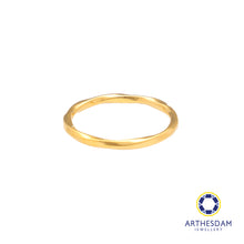 Load image into Gallery viewer, Arthesdam Jewellery 916 Gold Twisted Thin Ring
