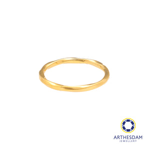 Arthesdam Jewellery 916 Gold Twisted Thin Ring