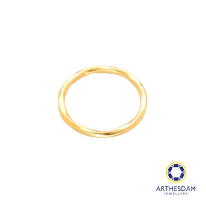 Arthesdam Jewellery 916 Gold Twisted Thin Ring