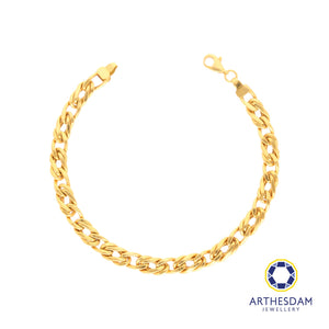 Arthesdam Jewellery 916 Gold Double Cowboy Bracelet