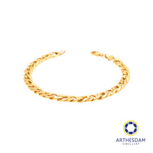 Load image into Gallery viewer, Arthesdam Jewellery 916 Gold Double Cowboy Bracelet
