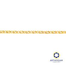 Load image into Gallery viewer, Arthesdam Jewellery 916 Gold Double Cowboy Bracelet
