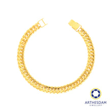 Load image into Gallery viewer, Arthesdam Jewellery 916 Gold Cowboy Fishtail Bracelet
