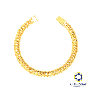 Arthesdam Jewellery 916 Gold Cowboy Fishtail Bracelet