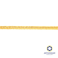 Load image into Gallery viewer, Arthesdam Jewellery 916 Gold Cowboy Fishtail Bracelet
