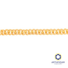 Load image into Gallery viewer, Arthesdam Jewellery 916 Gold Coco Net Faceted Bracelet
