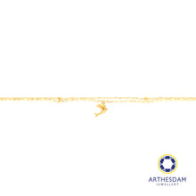 Load image into Gallery viewer, Arthesdam Jewellery 916 Gold Double Layer Dolphin Bracelet
