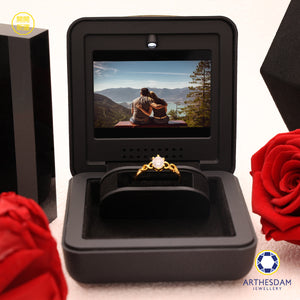 Arthesdam Jewellery Engagement Ring Box with Custom Video Display
